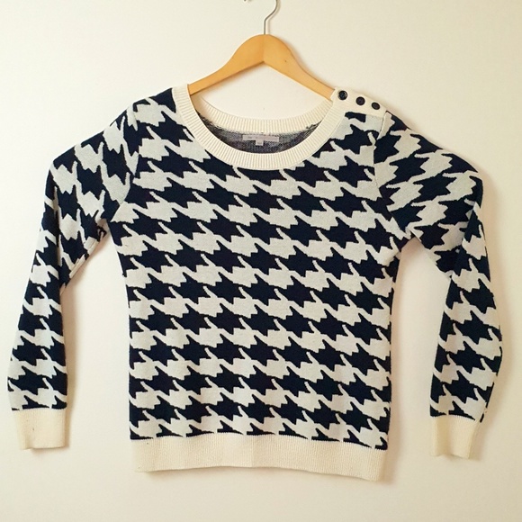 Houndstooth Gap Sweater Size Large - Picture 5 of 7